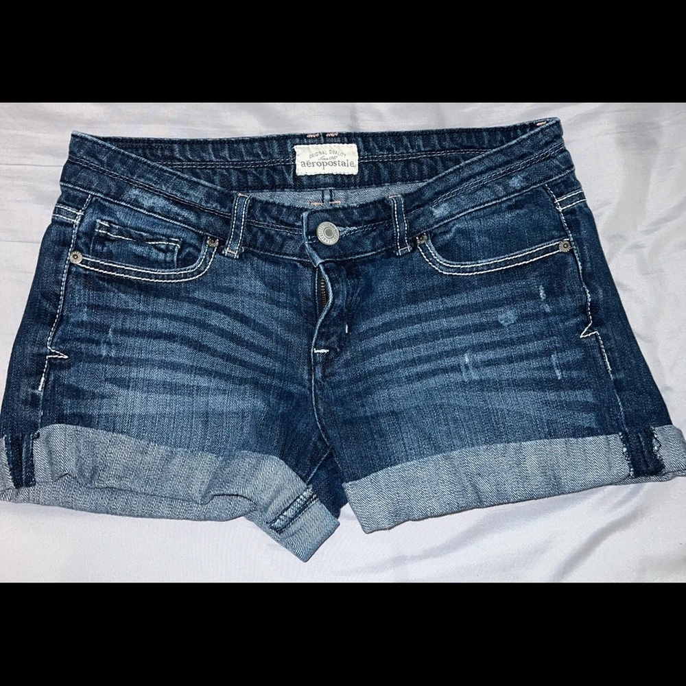 Aeropostale dark jean shorts size 1/2